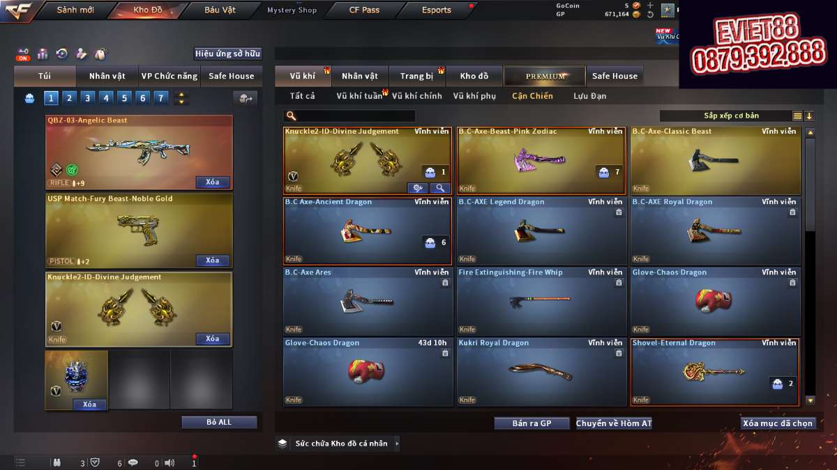 shop acc cf uy tin gia re
